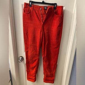 BDG Red corduroy pants - women’s size 30